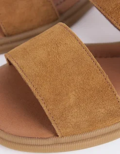 Flats-L'INTERVALLE Mostar Tan Suede