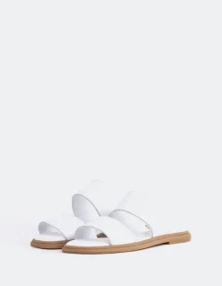 Flats-L'INTERVALLE Mostar White Leather