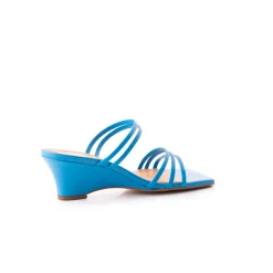 Wedges-L'INTERVALLE Muelle Blue Leather