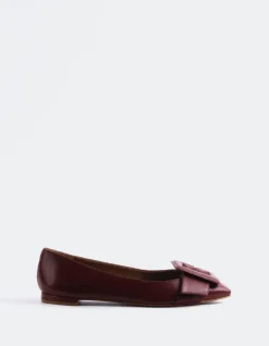 Ballerinas-L'INTERVALLE Mulan Bordeau Leather