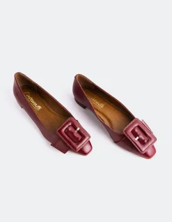 Ballerinas-L'INTERVALLE Mulan Bordeau Leather