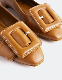 Ballerinas-L'INTERVALLE Mulan Chestnut Leather