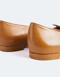 Ballerinas-L'INTERVALLE Mulan Chestnut Leather