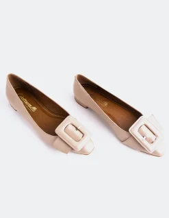 Ballerinas-L'INTERVALLE Mulan Nude Leather