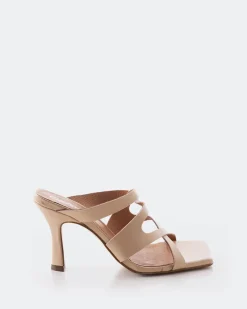 Mules-L'INTERVALLE Myrtos Nude Leather