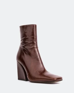 Ankle Boots-L'INTERVALLE Nazaire Chestnut Leather