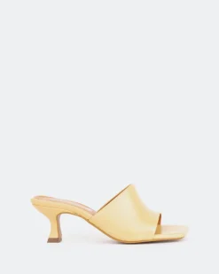 Mid Heels-L'INTERVALLE Neptune Camel Leather/Cuir Châmeau