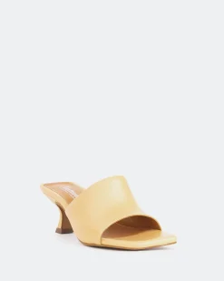 Mid Heels-L'INTERVALLE Neptune Camel Leather/Cuir Châmeau