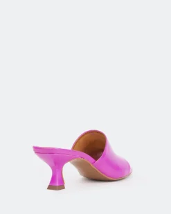 Mid Heels-L'INTERVALLE Neptune Purple Leather/Cuir Violet