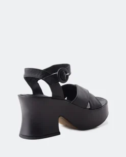Platform-L'INTERVALLE Nerissa Black Leather