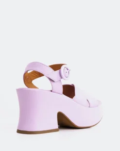 Platform-L'INTERVALLE Nerissa Lilac Leather