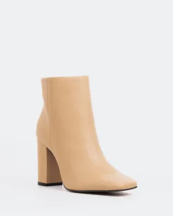 Ankle Boots-L'INTERVALLE Nesrine Camel Leather