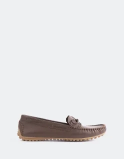 Loafers-L'INTERVALLE Nhuna Brown Leather