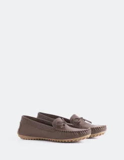 Loafers-L'INTERVALLE Nhuna Brown Leather