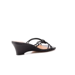 Wedges-L'INTERVALLE Nidia Black Leather
