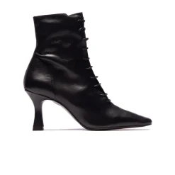 Ankle Boots-L'INTERVALLE Noble Black Leather