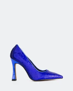 Pumps-L'INTERVALLE Norah Blue Sequins