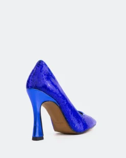 Pumps-L'INTERVALLE Norah Blue Sequins