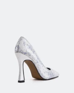 Pumps-L'INTERVALLE Norah Silver Sequins