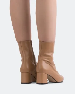 Ankle Boots-L'INTERVALLE Norlyn Tan Leather
