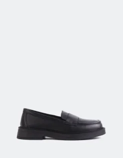 Loafers-L'INTERVALLE Novee Black Leather