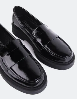Loafers-L'INTERVALLE Novee Black Patent