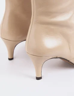 Tall Boots-L'INTERVALLE Odyssia Camel Leather