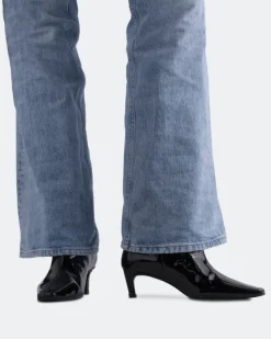 Tall Boots-L'INTERVALLE Omara Black Patent