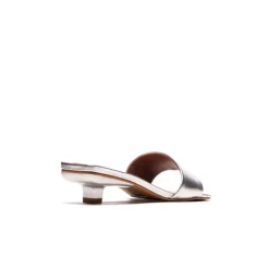 Mid Heels|Mules-L'INTERVALLE Omnia Silver Metallic