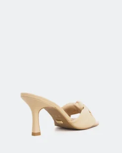 Mid Heels|Mules-L'INTERVALLE Opalia Camel Leather