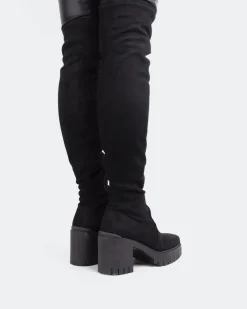 Over-the-knee-L'INTERVALLE Orford Black Suede