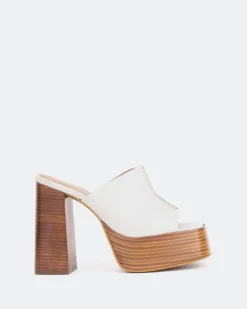 Platform-L'INTERVALLE Overboard Off White Leather/Cuir Blanc Cassé