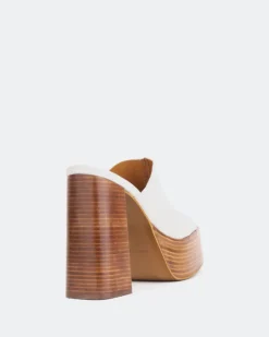Platform-L'INTERVALLE Overboard Off White Leather/Cuir Blanc Cassé