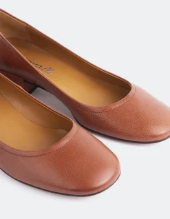 Pumps-L'INTERVALLE Paisley Tan Vintage Leather