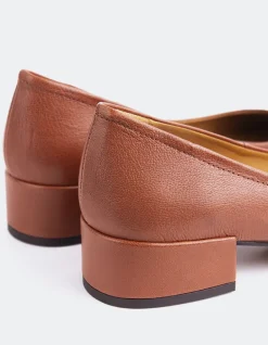 Pumps-L'INTERVALLE Paisley Tan Vintage Leather