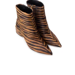 Ankle Boots-L'INTERVALLE Palazzo Zebra Pony