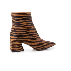 Ankle Boots-L'INTERVALLE Palazzo Zebra Pony