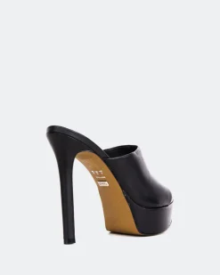 Platform|High Heels-L'INTERVALLE Paraga Black Leather