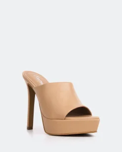 Platform|High Heels-L'INTERVALLE Paraga Camel Leather