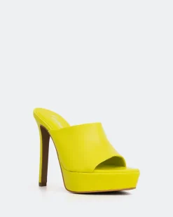 Platform|High Heels-L'INTERVALLE Paraga Lime Leather