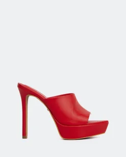 Platform|High Heels-L'INTERVALLE Paraga Red Leather
