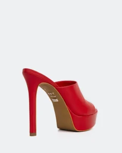 Platform|High Heels-L'INTERVALLE Paraga Red Leather