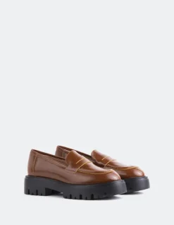 Loafers-L'INTERVALLE Pesaro Tan Leather