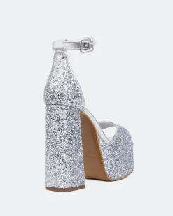 Platform-L'INTERVALLE Philo Silver Glitter
