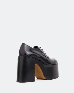 Platforms|Lace-up-L'INTERVALLE Phineas Black Leather