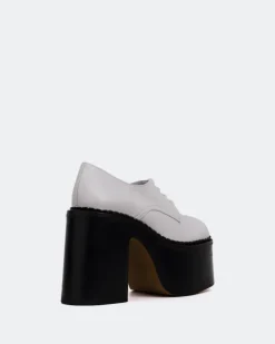 Platforms|Lace-up-L'INTERVALLE Phineas White Leather