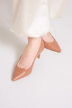 Pumps-L'INTERVALLE Phlox Brown Leather