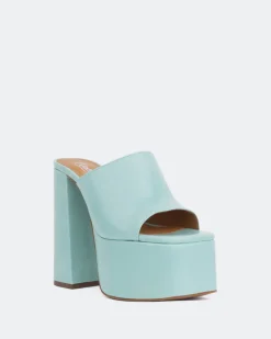 Platform-L'INTERVALLE Piccioli Blue Leather