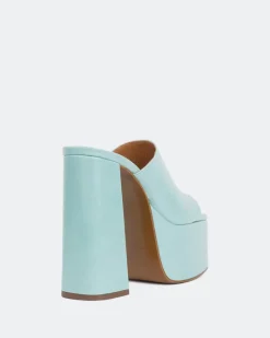 Platform-L'INTERVALLE Piccioli Blue Leather