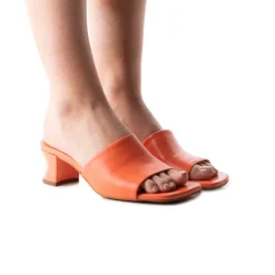 Mid Heels|Mules-L'INTERVALLE Pico Coral Leather